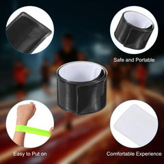 PATIKIL snap bracelet arm band in black, versatile for parties and events.