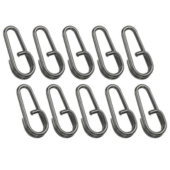 PATIKIL oval fishing snaps close-up shows durable stainless steel for quick gear changes