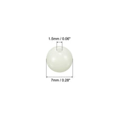 PATIKIL soft plastic round beads easy line installation.