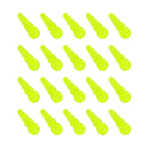 PATIKIL stacked fishing beads in yellow prevent tangling on rigs