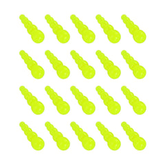 PATIKIL stacked fishing beads in yellow prevent tangling on rigs