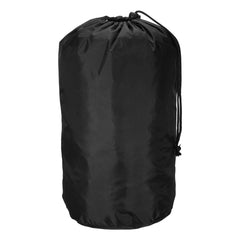 PATIKIL Stuff Sack in black, closed for dry camping gear storage