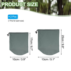 PATIKIL Stuff Sack with round bottom design for stability during transport.