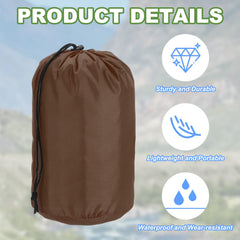 PATIKIL Stuff Sack M 13x25 cm folds flat for travel.