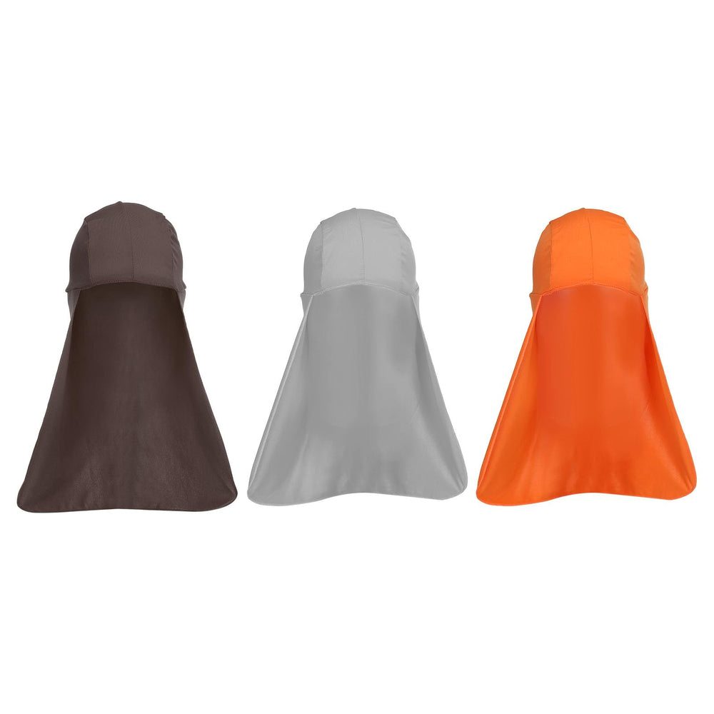 PATIKIL sun shade hat brown front view, lightweight breathable fabric for sun protection.
