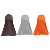 PATIKIL sun shade hat brown front view, lightweight breathable fabric for sun protection.