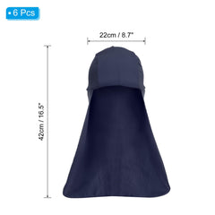PATIKIL Sun Shade Hat six-pack navy blue packback shields from sun exposure while on the go