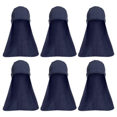 PATIKIL Sun Shade Hat six-pack navy blue packfront protects skin during sunny outdoor activities