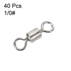 PATIKIL 40-pack swivels packaged for versatile fishing setups.