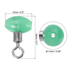 PATIKIL glow-in-the-dark T-shape pulley swivel for night visibility.