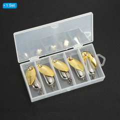 PATIKIL teardrop lure with metal blade creates vibration to lure walleye.