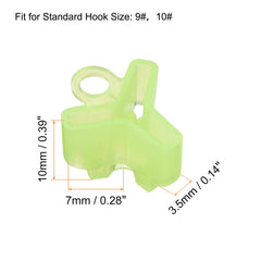 PATIKIL treble hook cover with durable plastic for long-lasting use.