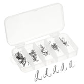 PATIKIL treble hooks kit 16-size close-up for saltwater and freshwater fishing