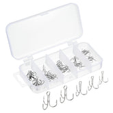 PATIKIL treble hooks kit packaging displays the complete set for anglers.