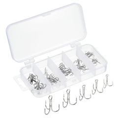 PATIKIL treble hooks kit packaging displays the complete set for anglers.