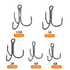 PATIKIL treble hooks size2 top-hole close-up for quick rigging.
