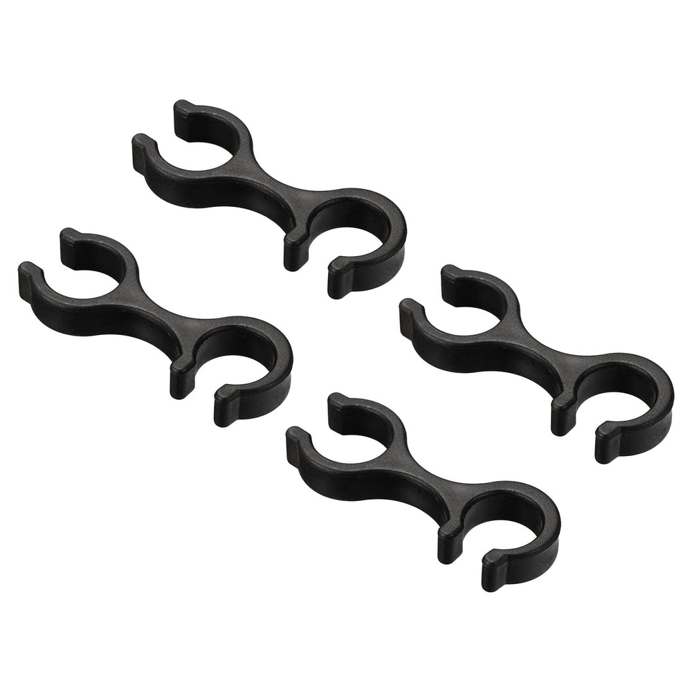 PATIKIL trekking pole clips stabilize two poles on trails for balanced support.