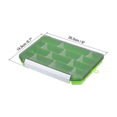 PATIKIL green lure box closed securing lures for transport