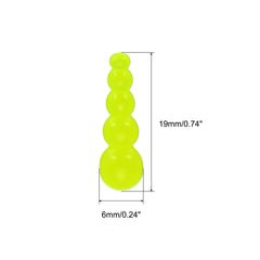 PATIKIL yellow beads on fishing line serve as depth markers