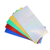 PATIKIL reflective lure stickers in Square Gold color, 20 x 10 cm, PVC film