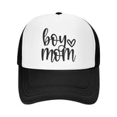 PAUPPY trucker hat front view with distressed finish for casual sun protection.