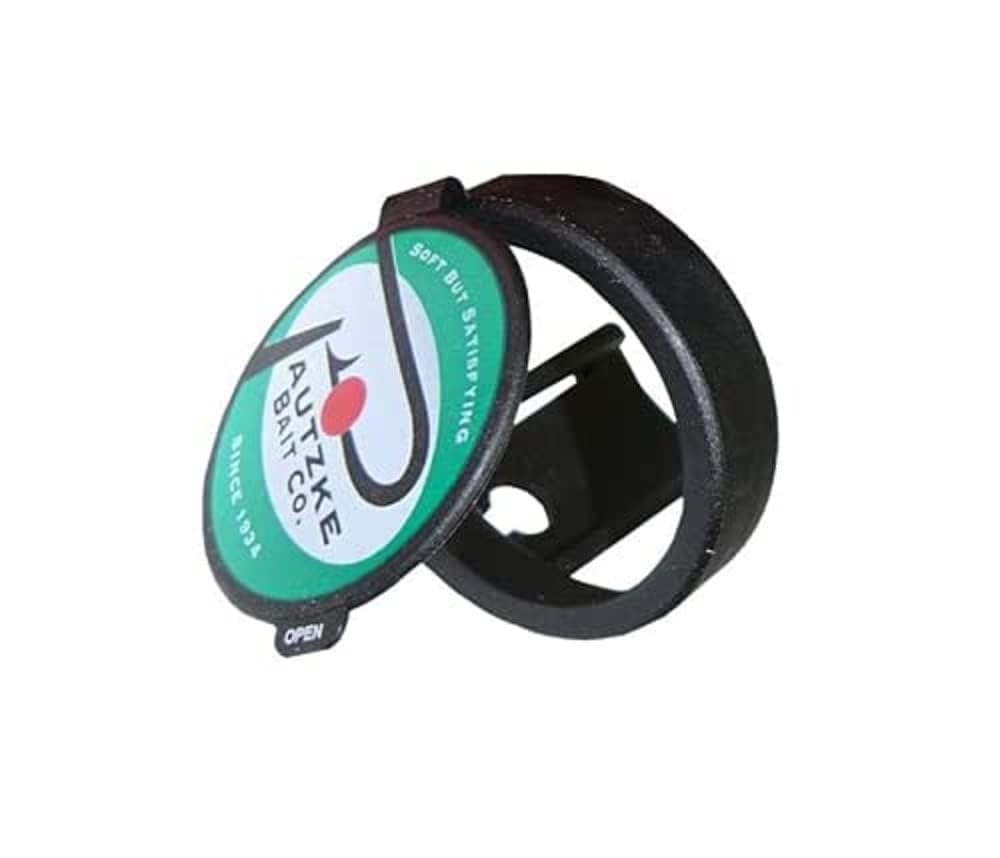 Pautzke Egg Lug Jar Holder side view showing 48 mm fitting