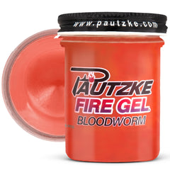 Pautzke Fire Gel Bloodworm Scent 1.65 oz jar for flies, lures, and baits
