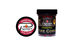 Pautzke Shoepeg Fire Corn Red jar label