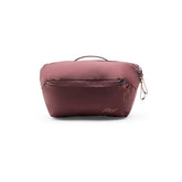 Peak Design Outdoor Sling 2L Eclipse strapped for comfortable crossbody wear