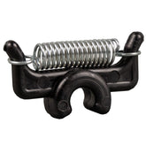 PEAK Material Clip mounted on a tying vise for fly tying