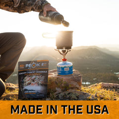 Peak Refuel Chad Mendes Signature Meal pouch with rugged outdoor branding.