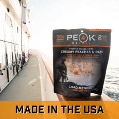 Peak Refuel freeze-dried ingredients close-up showing quality