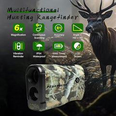 PEAKPULSE LC1200A 6x zoom LCD display offers clear target readouts in various conditions