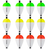 THKFISH Peg Floats Slotted 1.2in and 2in front view