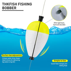 THKFISH Peg Floats Slotted 1.2in and 2in side view