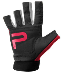 PELAGIC Battle Fishing Gloves reinforced palm closeup illustrating durability for abrasion resistance.