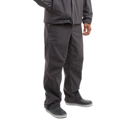 Pelagic Squall Pant Graphite front view; breathable shell and zip pockets.