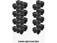 Lightweight EPP blocks prevent gear shifting and protect gear