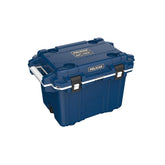 Pelican 50 Quart Elite Cooler in midnight blue shows interior volume for long expeditions.