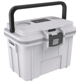 Pelican 8 Quart Lunch Box Cooler front view shows durable construction for daily use.