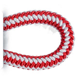 Pelican Arborist Rope coil in red and white enhances visibility for climbs