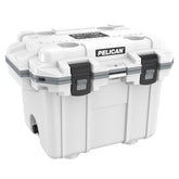 Pelican Elite cooler with ice retention keeps items cold on rugged trips