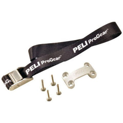 Pelican ProGear deck plates secure the cooler to a deck for stable transport.