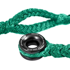Pelican Rope 12-strand polyester sling offers abrasion resistance under heavy friction.