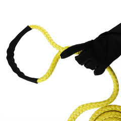 Brainiac sling demonstrates short-to-long length adjustment in seconds for tree work.