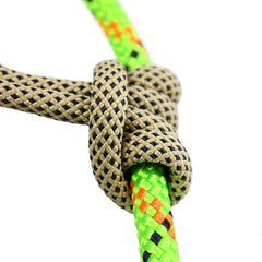 Pelican Rope Bulldog 10mm with Technora cover on nylon core showing durability