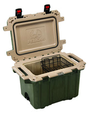 Pelican wire basket in gray, removable and washable for easy cleanup.
