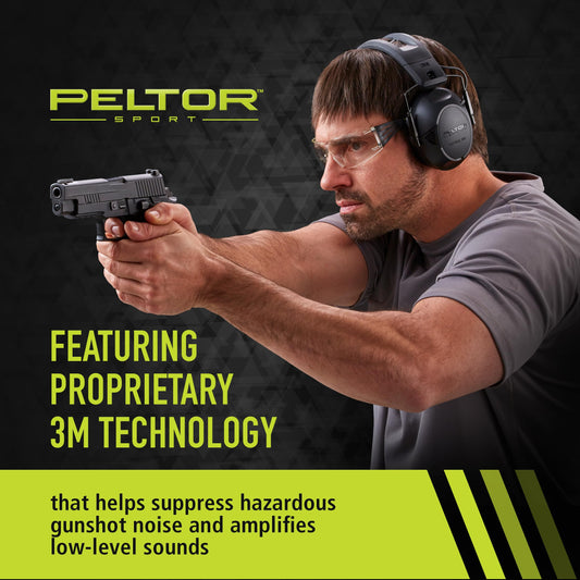 Peltor Sport Tac 500 black side view