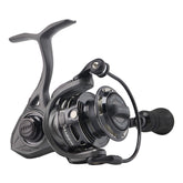 PENN Clash II spinning reel in gray and black profile for saltwater inshore fishing