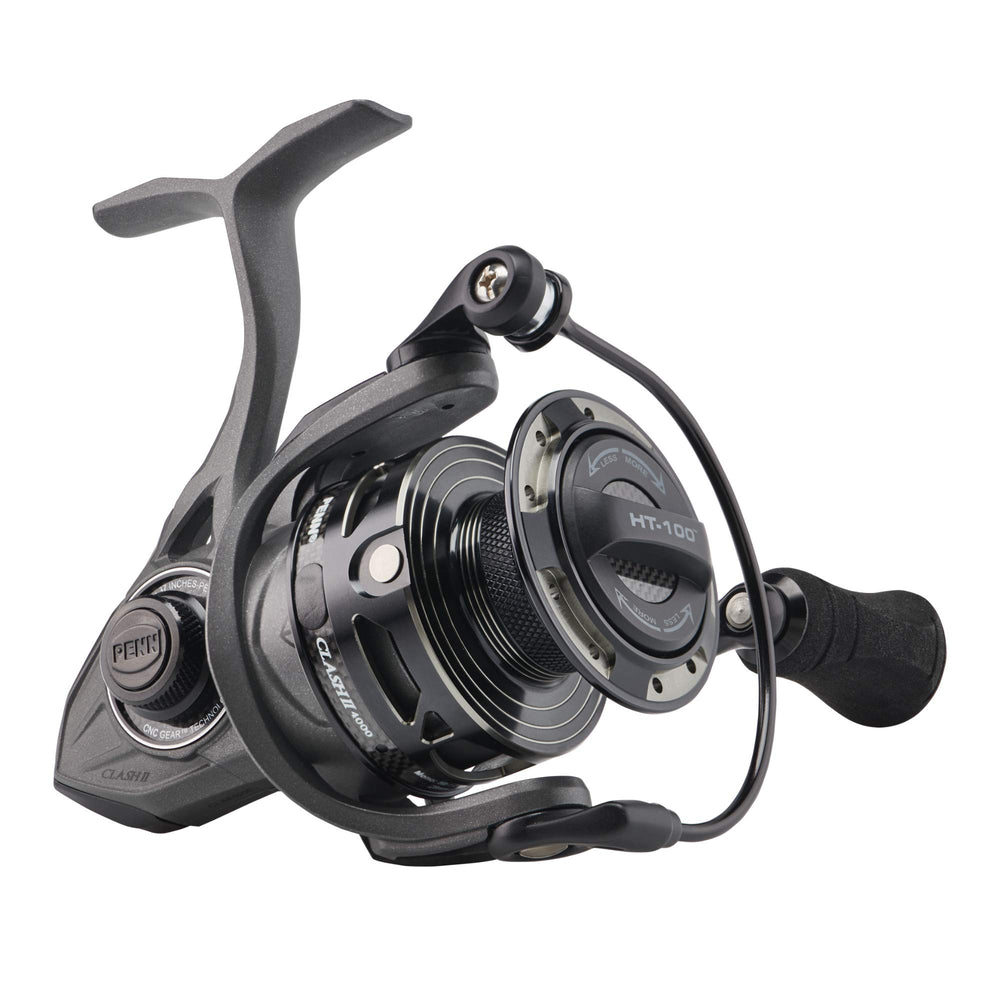 PENN Clash II 4000 reel in grey and black, versatile for inshore fishing.